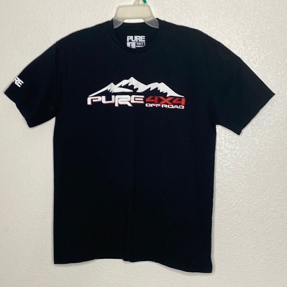 PURE 4x4 Off Road Men’s Black T Shirt Size L